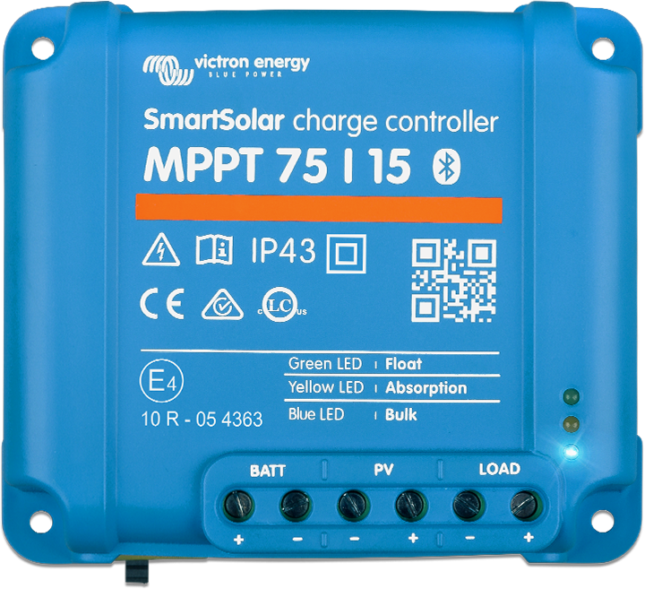 SmartSolar MPPT 75/10, 75/15, 100/15 e 100/20